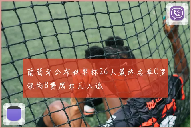 葡萄牙公布世界杯26人最终名单C罗领衔B费席尔瓦入选